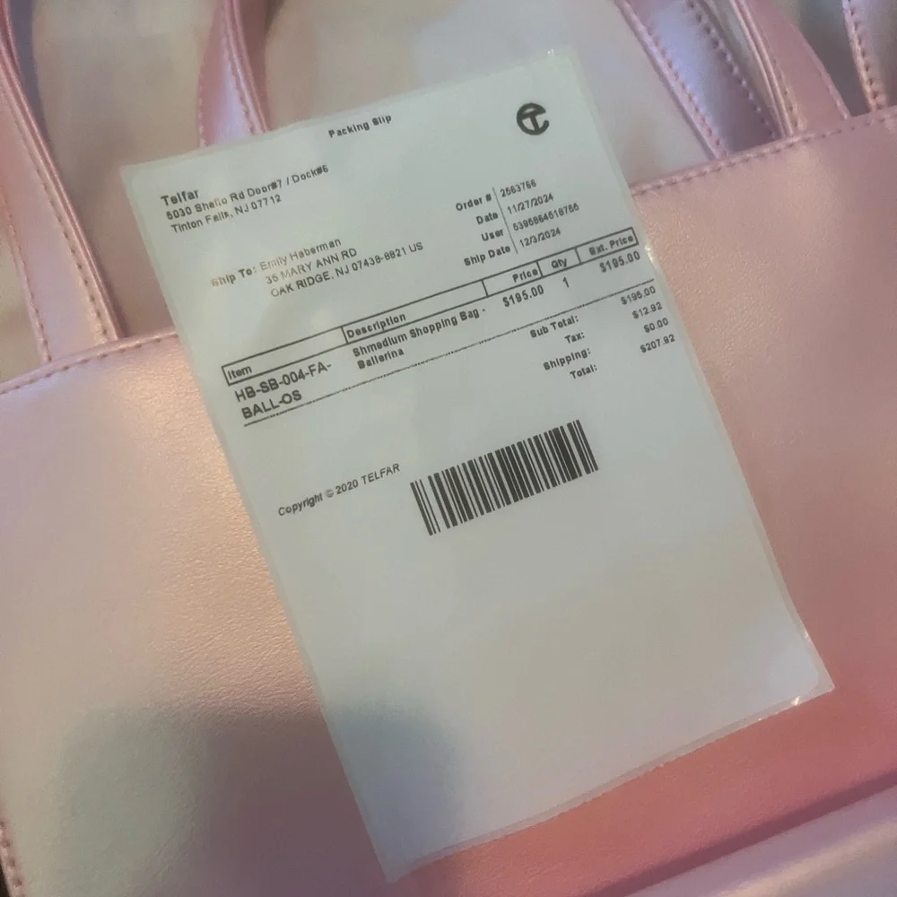 Telfar Smedium Tote in Ballerina - Picture 6 of 6